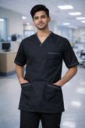 Elite Black Scrub🧑‍⚕️