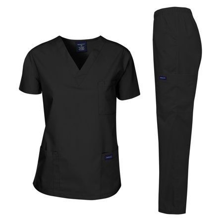 Premium black scrub
