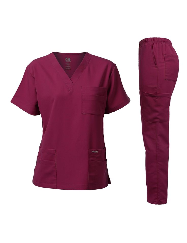 Maroon Healthcare Scrubs