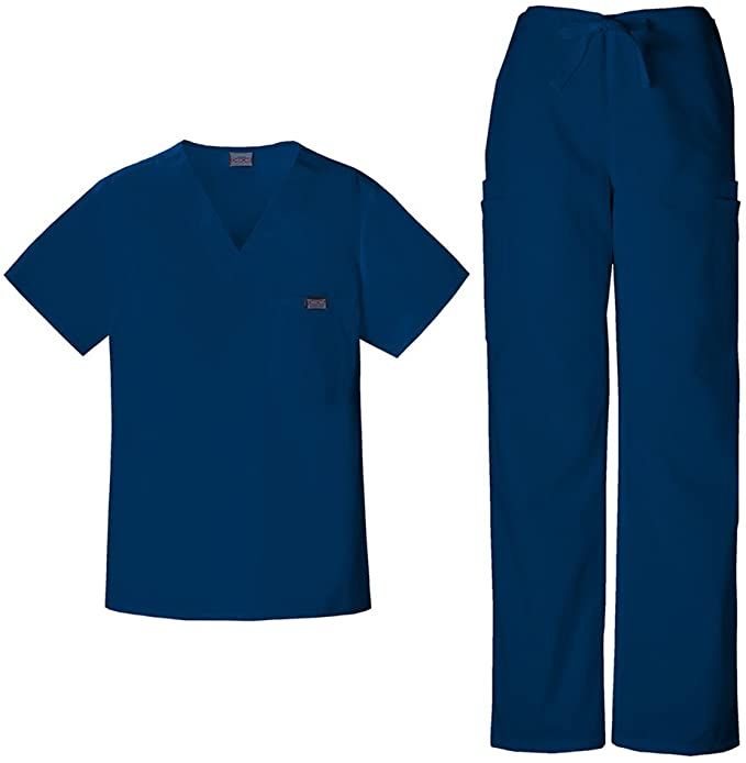 Royal Blue Medical Scrub Set