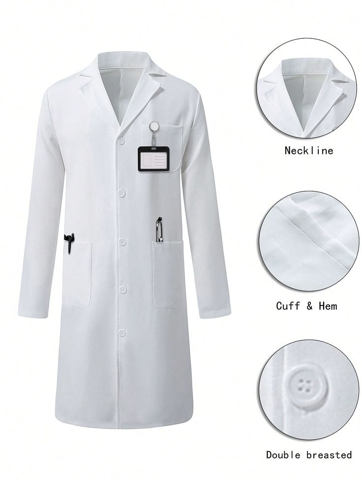 Professional White Lab Coat