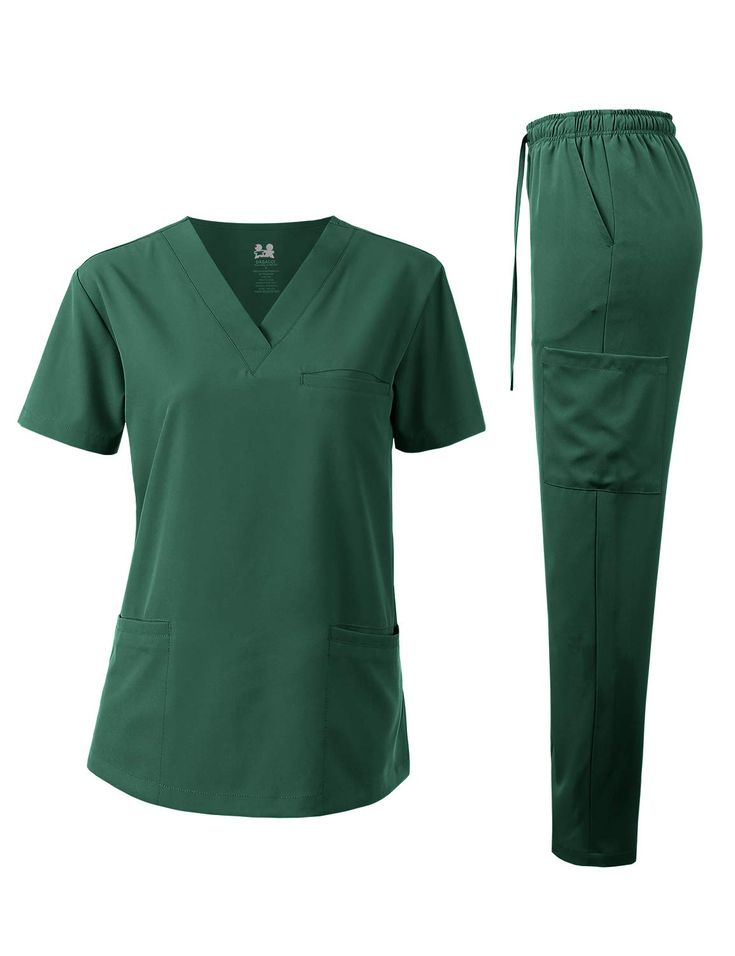 Premium green scrub